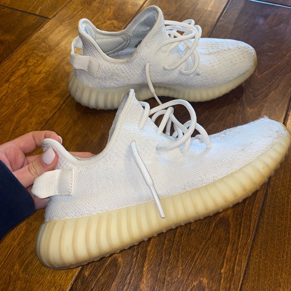 Yeezy Shoes - Lightly used very well cared for REAL YEEZYS. All white. Great condition.